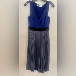 Diane Von Furstenberg Pleated Midi Dress